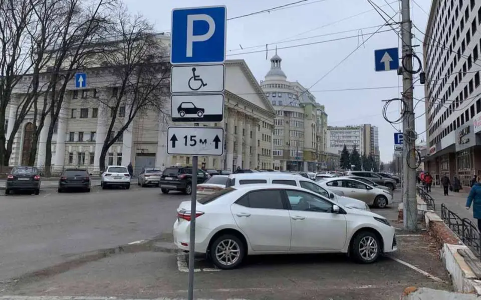 Воронежские власти хотят расширить зону платных парковок