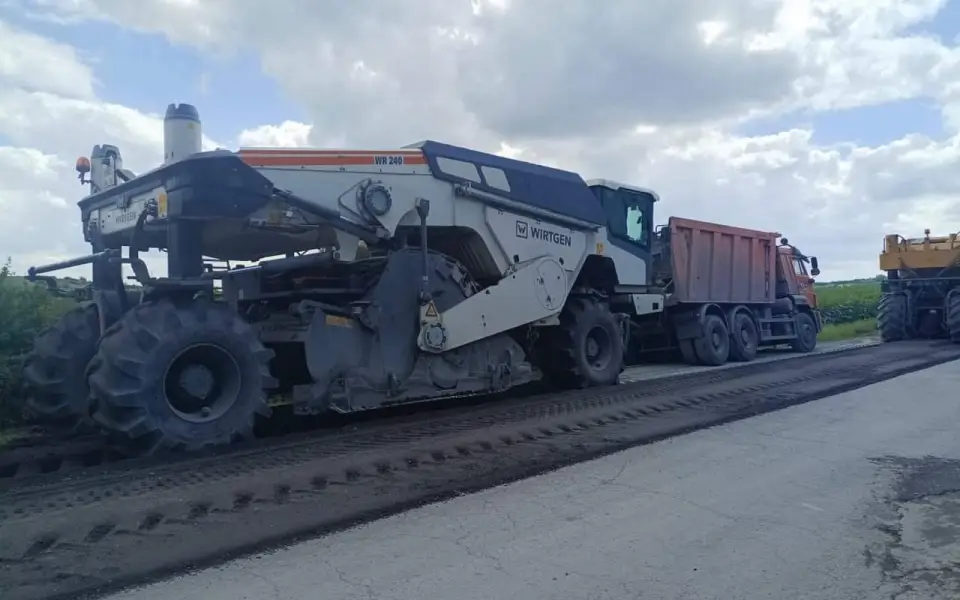 Воронежские дорожники проводят очередной этап ремонта по нацпроекту 