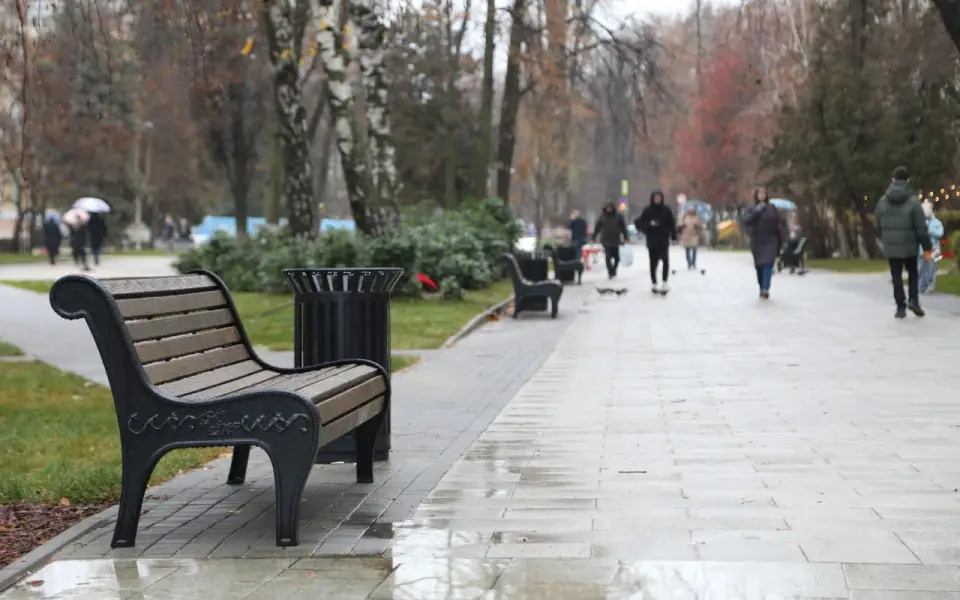 Завершается первый этап благоустройства улицы Карла Маркса в центре Воронежа, полностью открыть улицу для пешеходов планируется весной