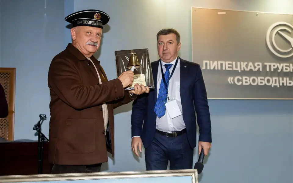 Президенту ЛТК «Свободный сокол» Игорю Ефремову присвоили звание «Почетный металлург России»