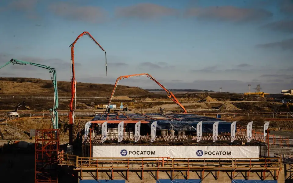 Курская АЭС-2 начала бетонирование фундаментной плиты третьего энергоблока Курская АЭС-2 начала бетонирование фундаментной плиты третьего энергоблока
