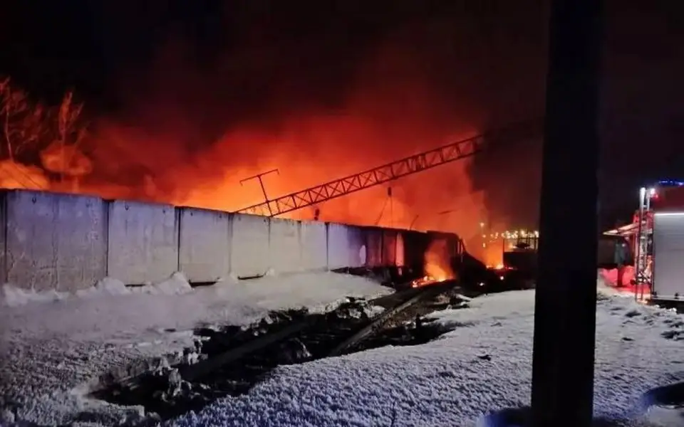 В Тамбовской области после пожара восстановлено движение поездов