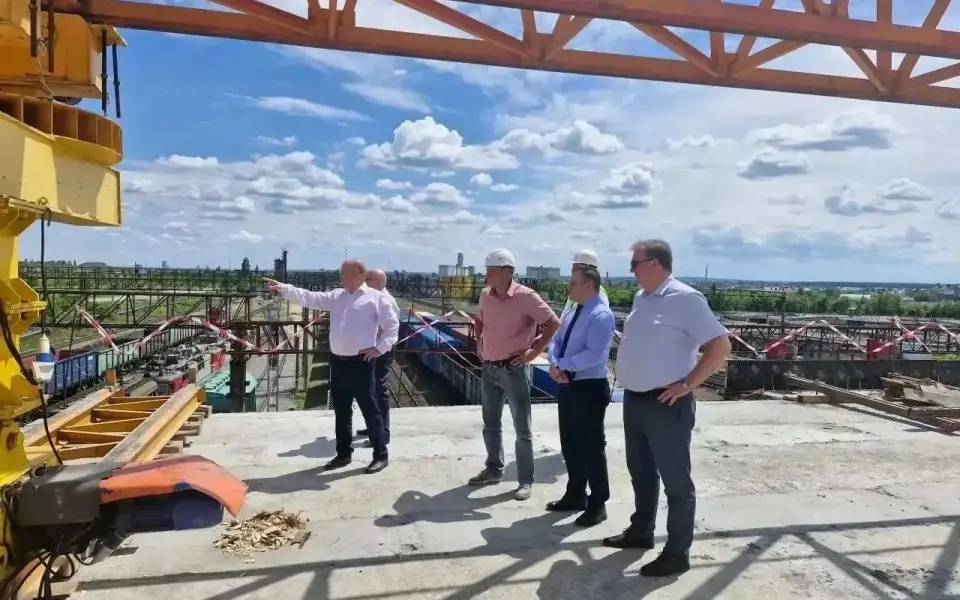 Северный путепровод в Россоши строят с опережением графика