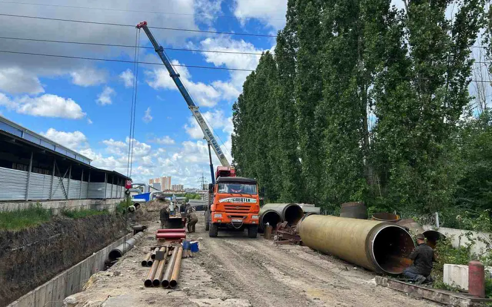 РИР Энерго в Воронеже продолжает реконструкцию магистрального трубопровода в Ясном проезде РИР Энерго в Воронеже продолжает реконструкцию магистрального трубопровода в Ясном проезде