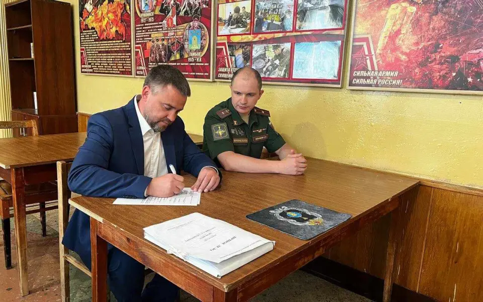 Тамбовский вице-губернатор Зименко вступил в боевой армейский резерв «БАРС-Тамбов»