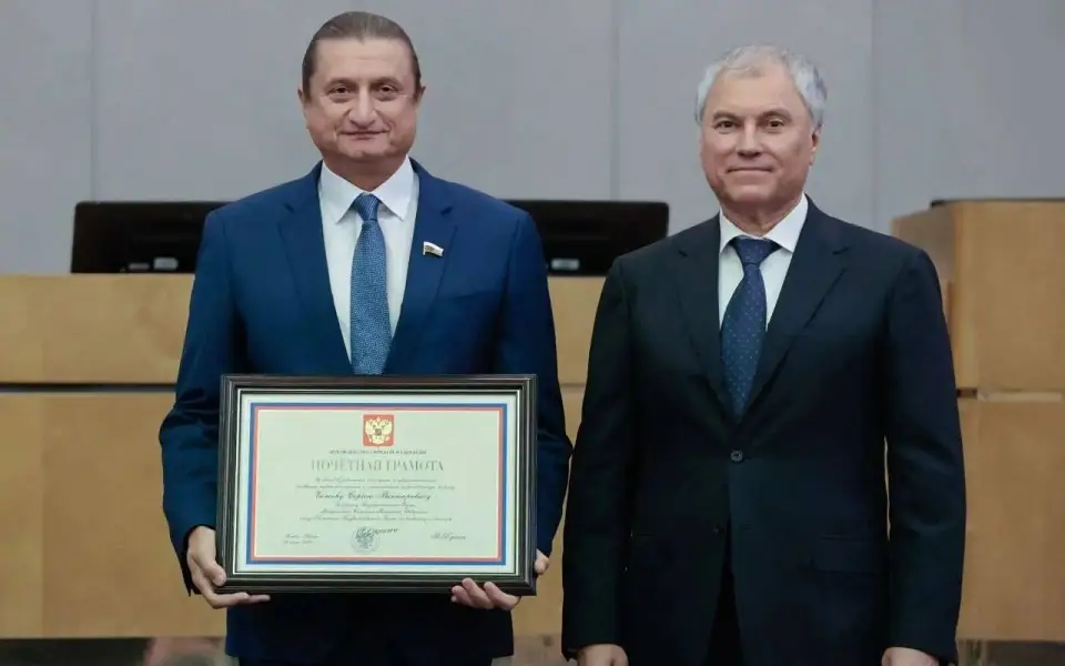 Почетная грамота Президента Сергею Чижову – признание результата многолетней работы