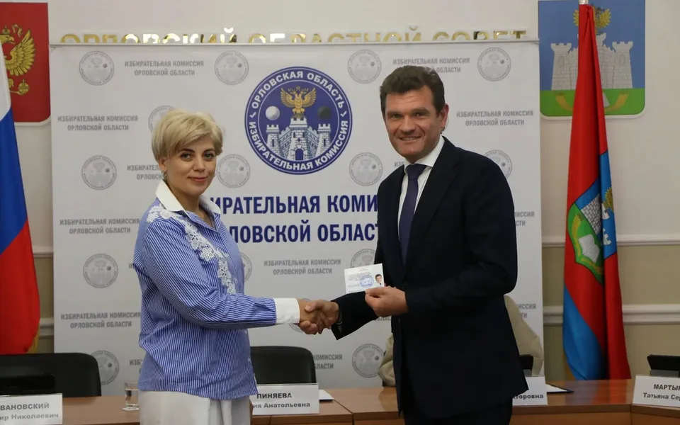 Орловский избирком зарегистрировал вице-губернатора Бирюкова кандидатом в Госдуму