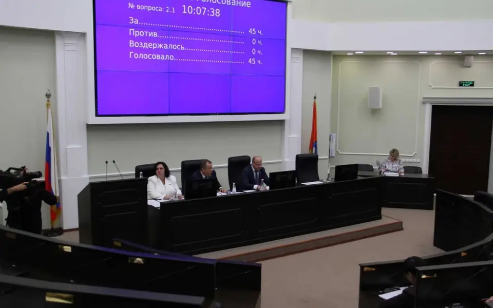 Тамбовские депутаты завершили формирование структуры регионального парламента