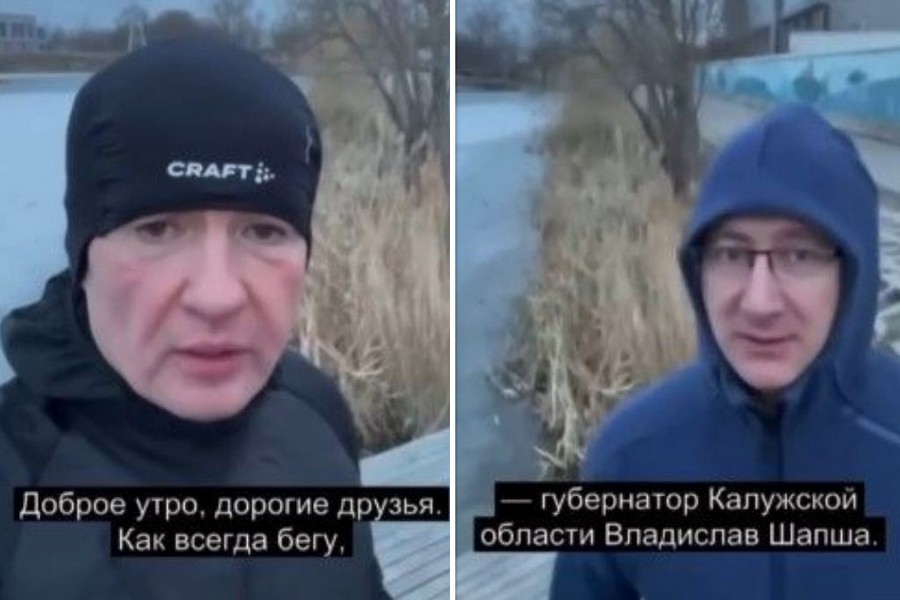 Глава Белгородской области похвастался совместной утренней пробежкой с коллегой из Калуги