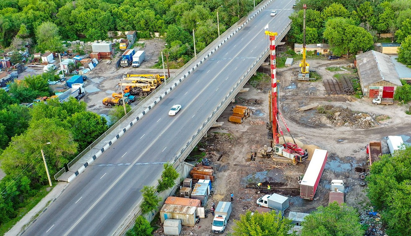 В Воронеже стартовало строительство первого этапа развязки на Остужева 