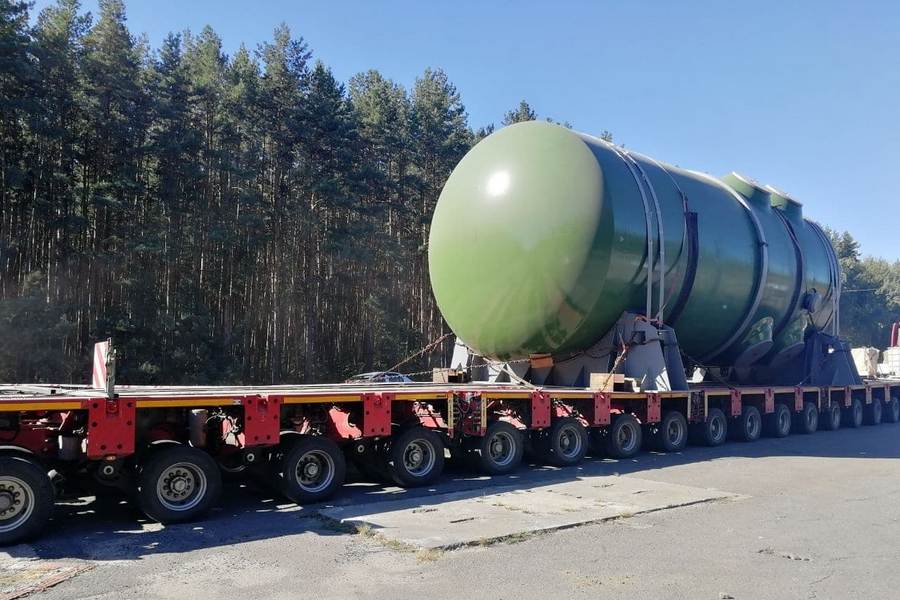Курская АЭС-2 ожидает поставку корпуса атомного реактора весом 350 тонн на выходных
