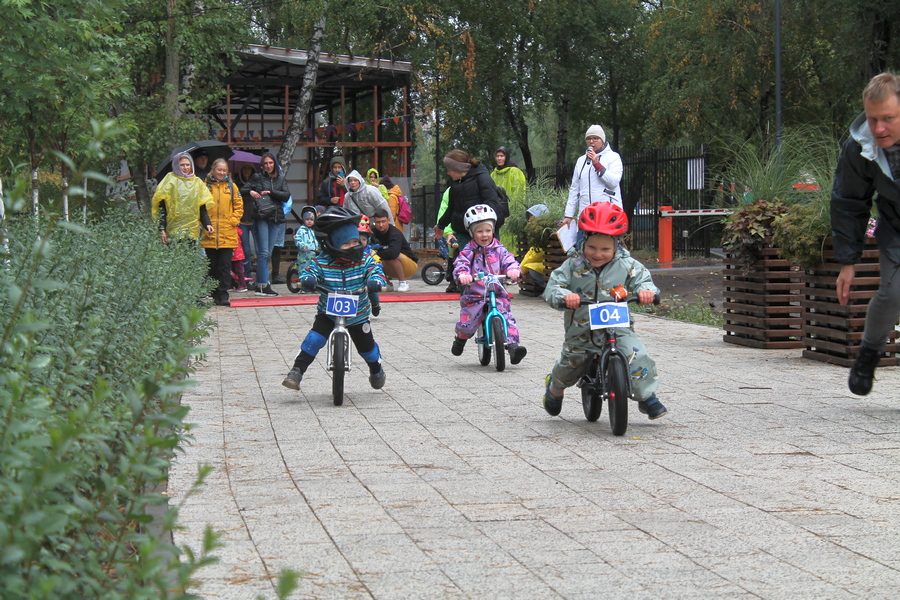 Воронежский парк «Дельфин» стал «экстремальной» трассой для детей на беговелах и велосипедах