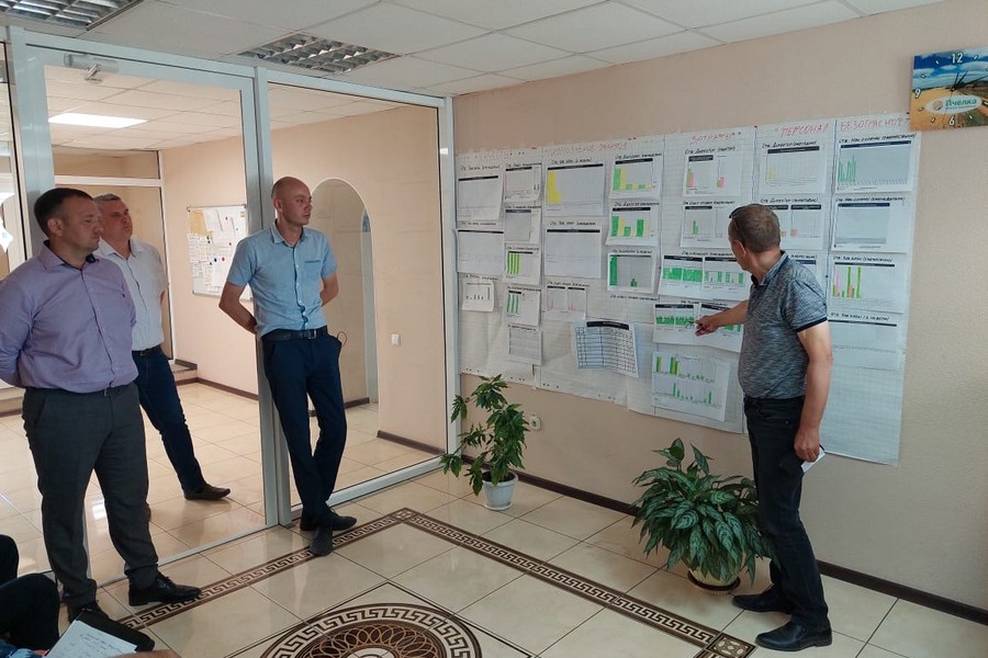 В белгородской агрофирме «Пчёлка» подытожили внедрение проекта по повышению производительности труда
