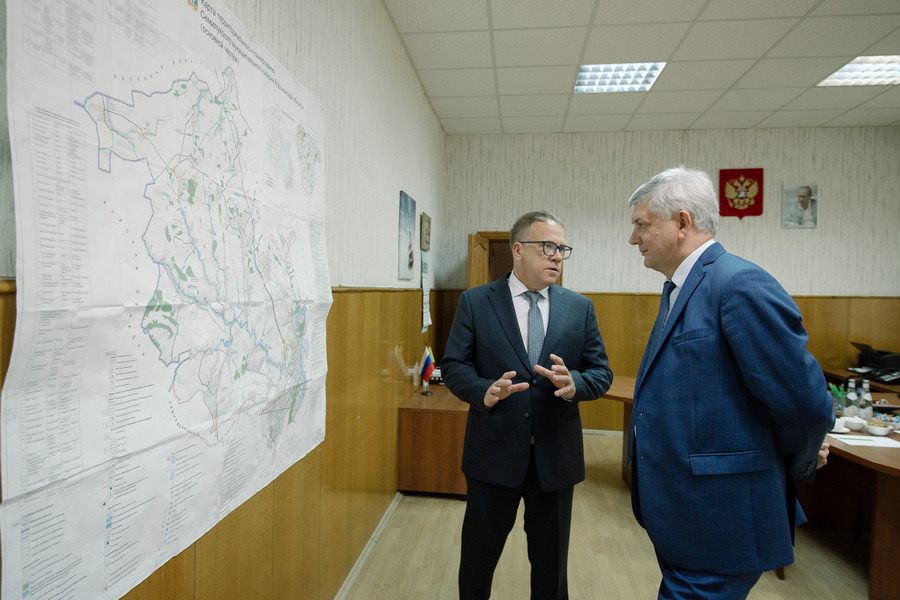 Губернатор Воронежской области отметил стабильное экономическое развитие Семилукского района 