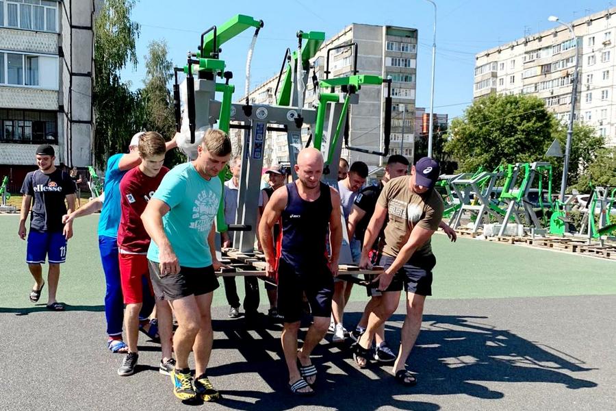 В Тамбове открыли самый большой в России фитнес-парк