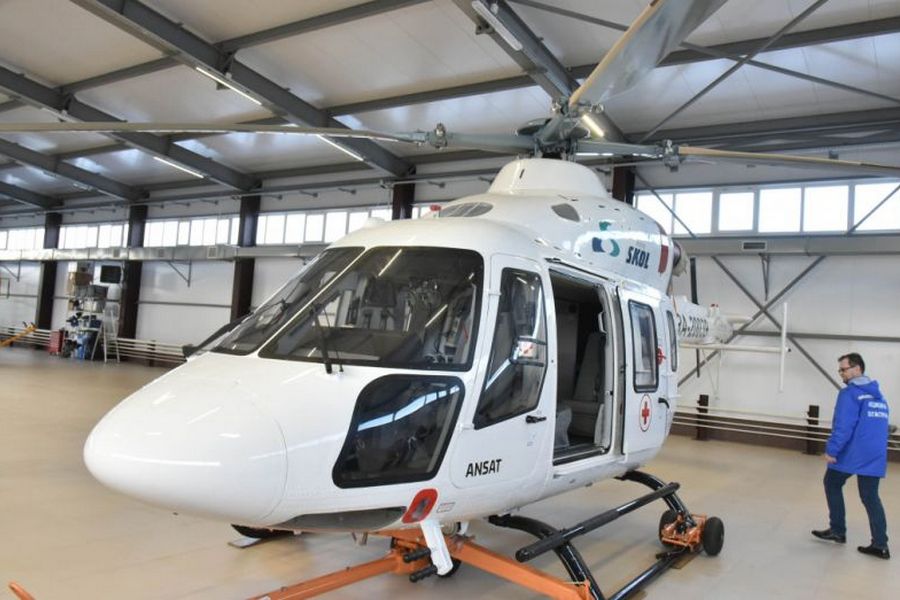 Вертолет для санавиации воронежскому центру медицины катастроф второй год будет поставлять компания из Санкт-Петербурга
