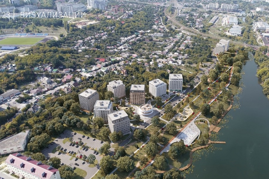 Бизнесмен из Севастополя построит на берегу реки в Белгороде жилкомплекс урбан-вилл за 1,9 млрд рублей