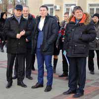 Скейт-площадка в Поворинском районе Воронежской области впечатлила врио губернатора Александра Гусева