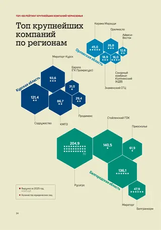 Полоса 34 выпуска Абирег ТОП-100 2026