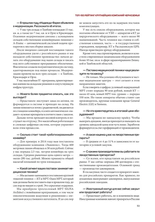 Полоса 53 выпуска Абирег ТОП-100 2026